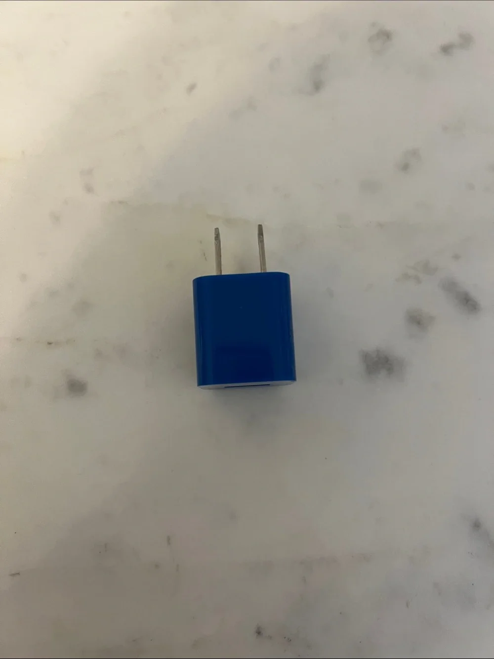 Universal Blue USB Wall Charger Adapter - Compact Fast Charging